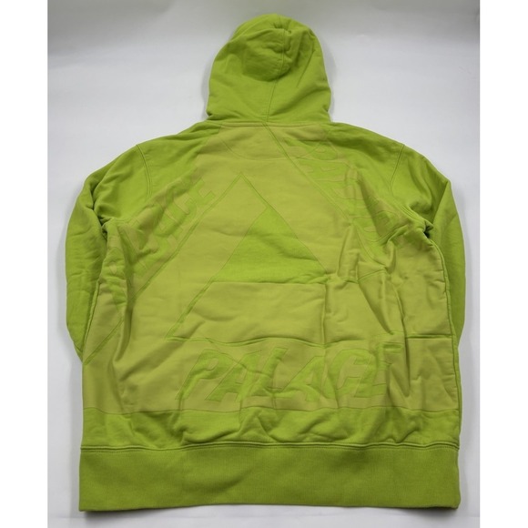 Palace Skateboards‎ Men's L Jumbo Ferg Neon Green Cotton Hoodie Sweatshirt - Picture 7 of 7